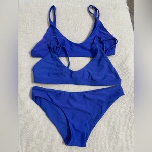 Kulani Kinis Royal Blue Bikini Set